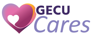 GECU Cares Logo
